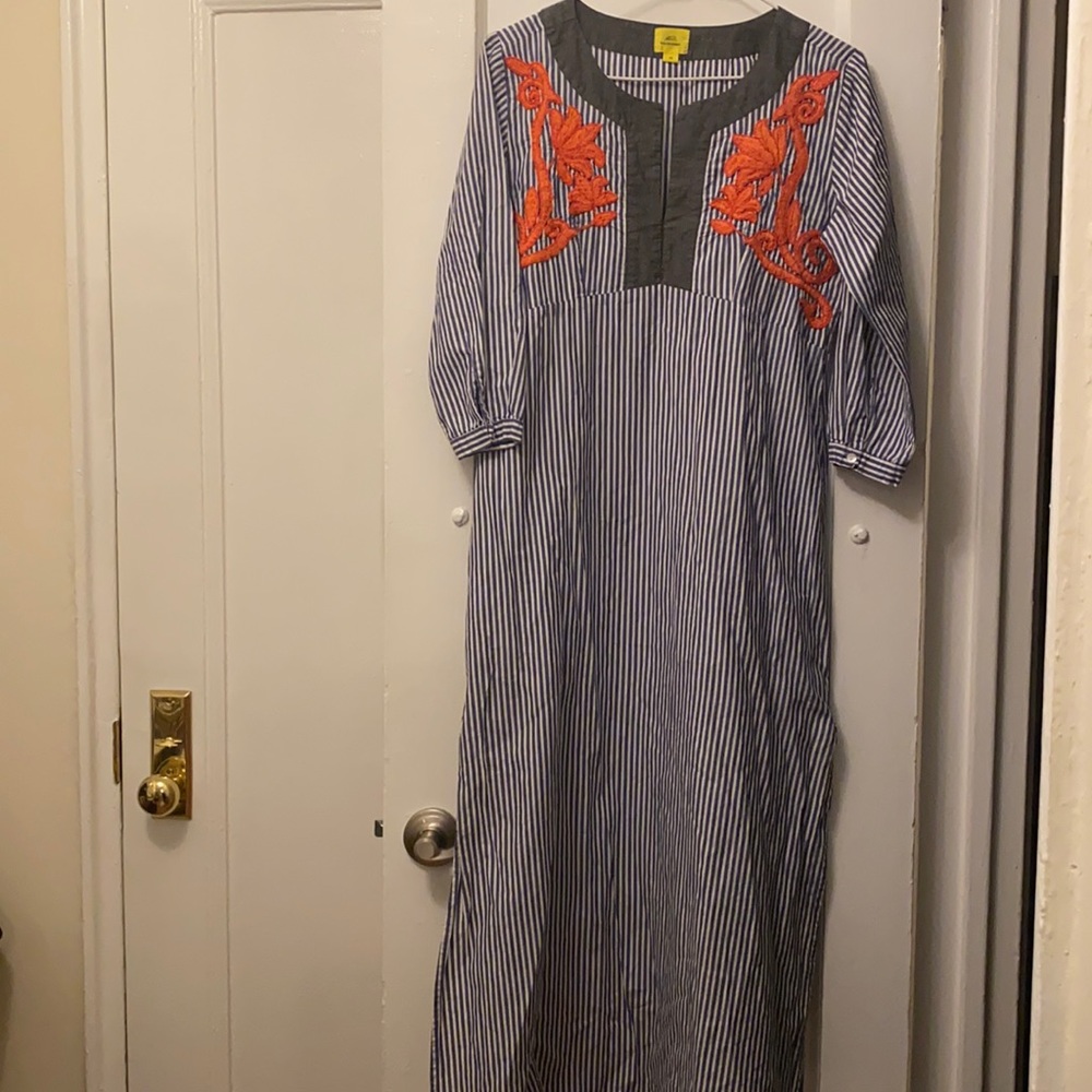 Roller Rabbit Kaftan Maxi Dress XS